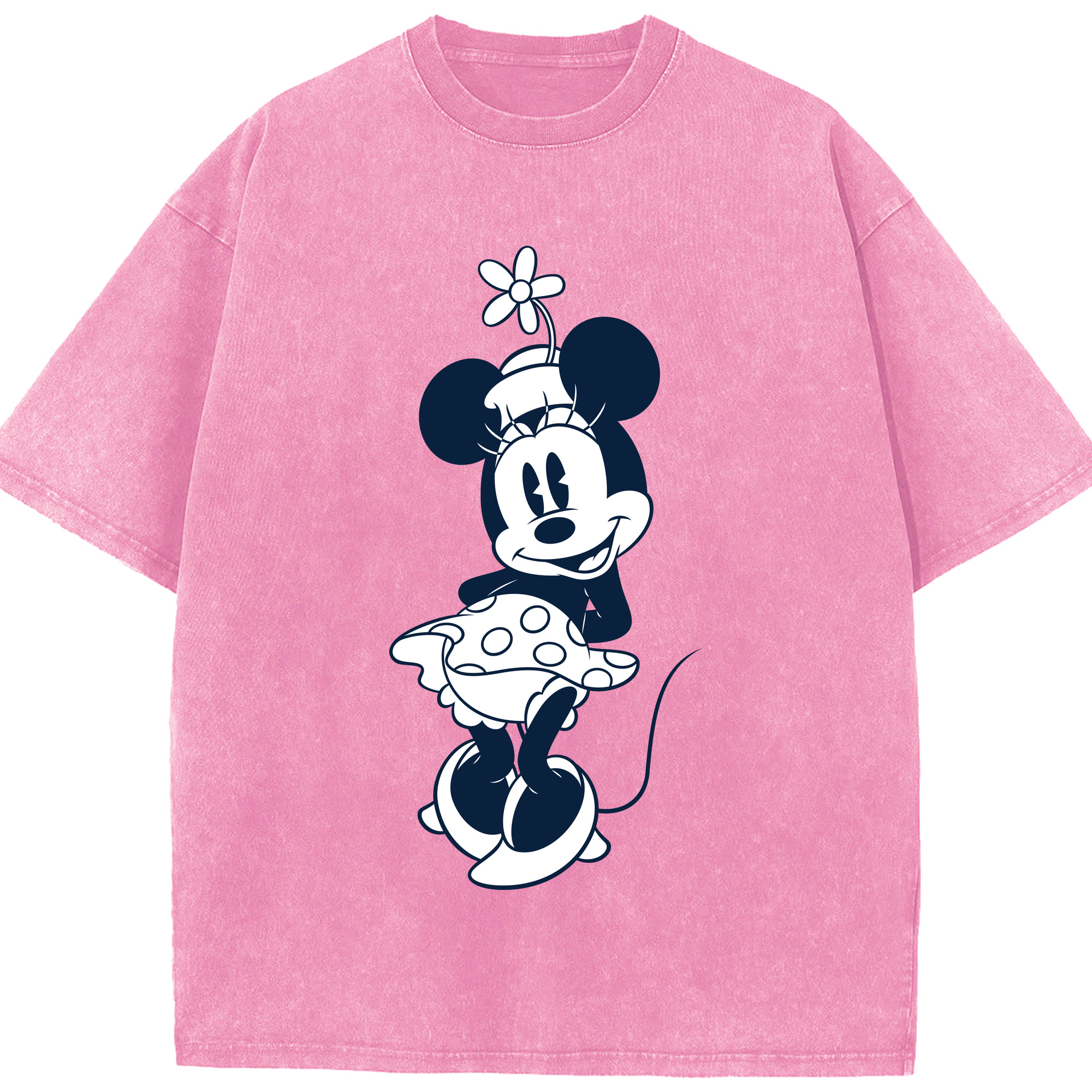 （画像用） ミッキーマウス Mickey Mouse 綿100% ヴィンテージ風 半袖Tシャツ（フロントプリント）